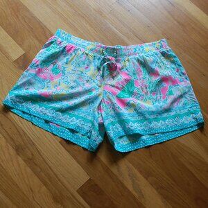NWT Lilly Pulitzer Katia Shorts Multi Pop Up In The Beginning Engineered